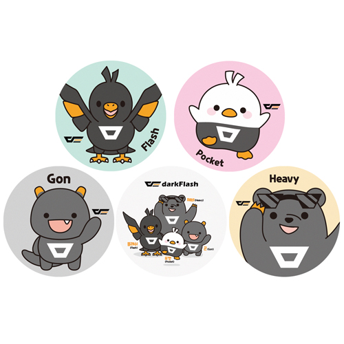 darkFlash Mascot DMP-25 ���� ���콺�е�(Gon)