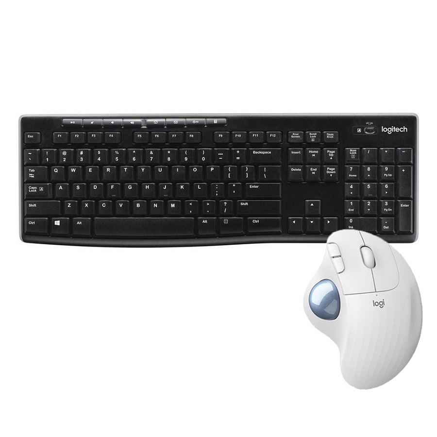 로지텍 K270 + ERGO M575 (화이트)