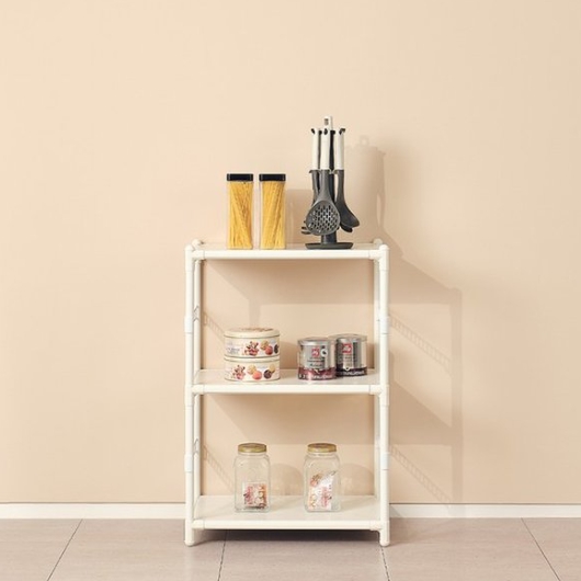 MF매직하우스 철제 팬트리 앵글 시스템 수납 선반 3단 500