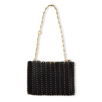 파코라반 가죽 숄더 가방 블랙 Rabanne 1969 Leather Shoulder Bag in 148444721