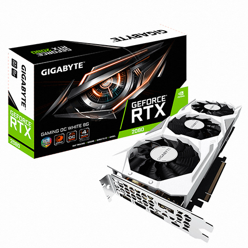 GIGABYTE 지포스 RTX 2080 GAMING D6 8GB 화이트