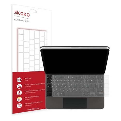 iPad Air4 매직키보드 키스킨 키보드 덮개 커버+트랙패드 필름