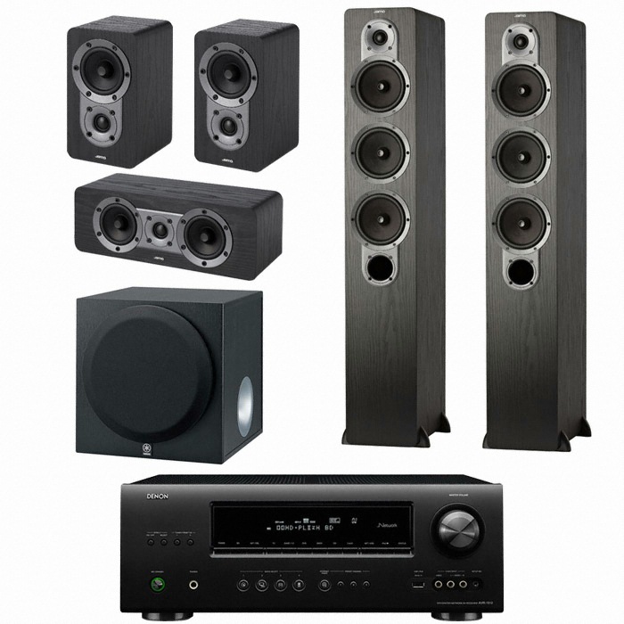 야모 S428 5.1채널 + 데논 AV리시버 (AVR-1912, YST-SW012)_이미지