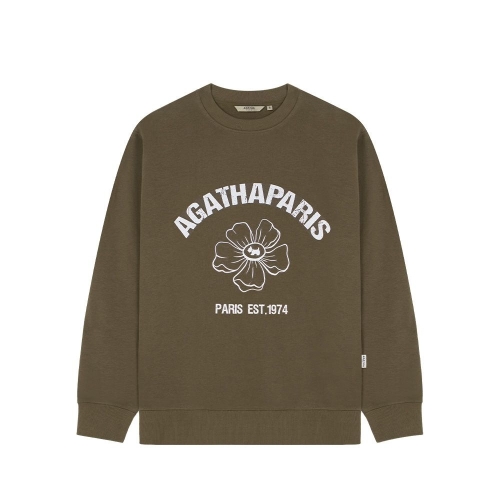 아가타 빈티지 플라워 맨투맨 AGT147-108_KH