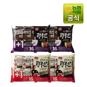 농협  광천 생들기름 도시락김 32개+참기름김 32개 상품이미지
