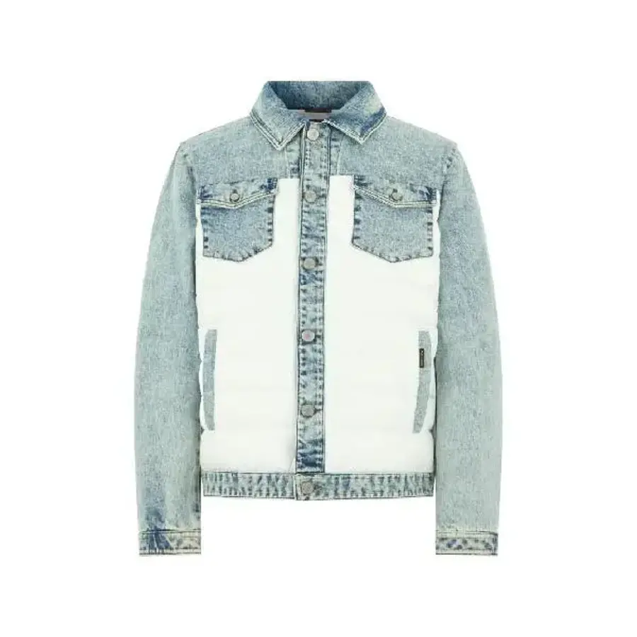 무레르 패딩 데님 재킷 MONDOR104SB T