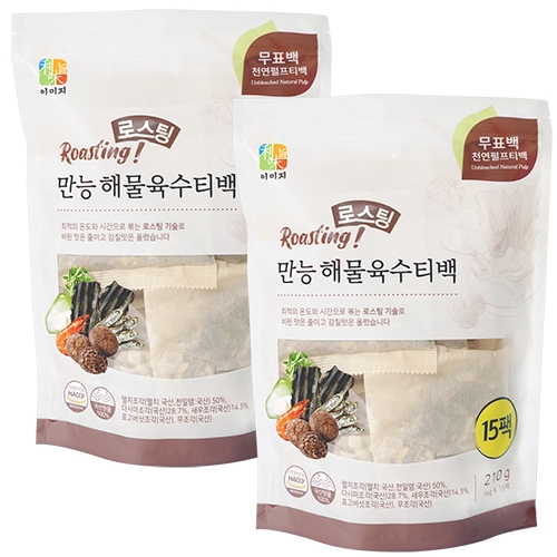 석하 로스팅 만능해물육수티백 15p 2개 210g_이미지