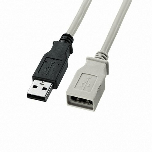 산와서플라이 USB2.0 연장 AM-AF 케이블 [0.5m]