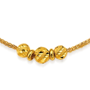 순금 다이아몬드 컷팅 목걸이 팔찌 줄 메달 24k 99.9 11.25g t5015n t5015b