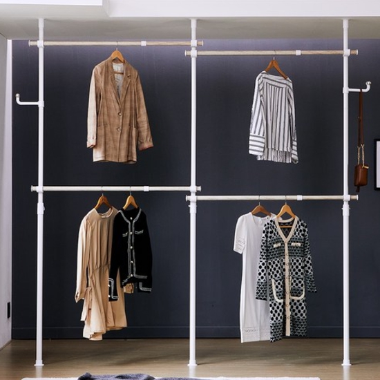 파인콘 트레벨 커넥트 우드 4단 행거 38mm_이미지