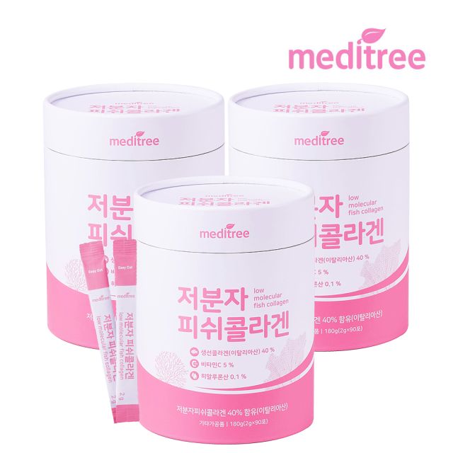 씨너지아이앤티 메디트리 저분자 피쉬콜라겐 90포 (3개)