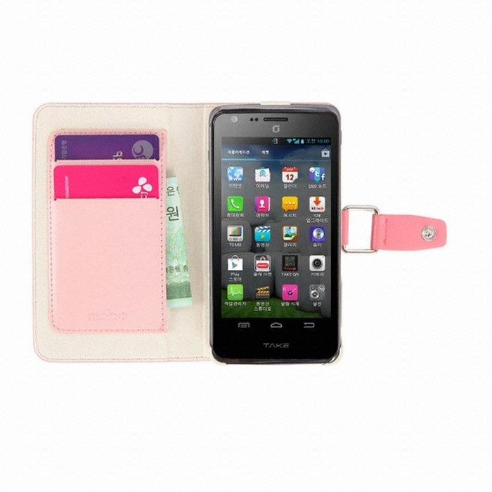 중앙티앤씨 테이크LTE 몹씨 J.Pocket 가죽다이어리 케이스 (KM-E100)_이미지