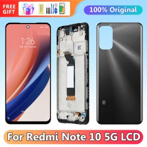 샤오미 Redmi Note 10 용 LCD 스크린 5G M2103K19G 디지타이저 프레임 부품 디스플레이 터치_이미지