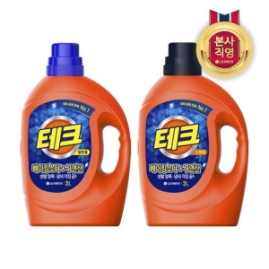 LG생활건강 테크 베이킹 용기 3L 단캡 2개
