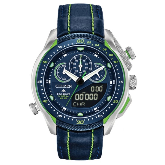 시티즌 340253   JW0138-08L Promaster SST World Time Chrono Analog Digital W.._이미지