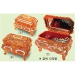 한셀 보석함_임페리얼 사각 골드 소