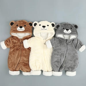 [불명] 스노우 베어 패밀리 방한 유아 우주복 66-100 204542