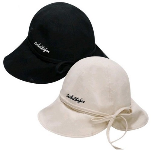 자수 와이어 코튼 와이드 버킷햇 CS4CP107