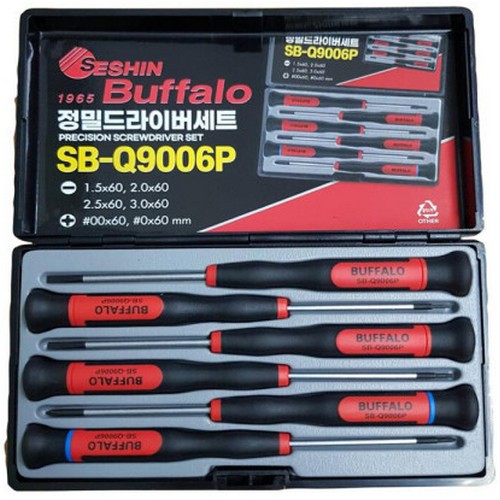 세신버팔로 정밀 드라이버 세트 SB-Q9006P (6pcs)