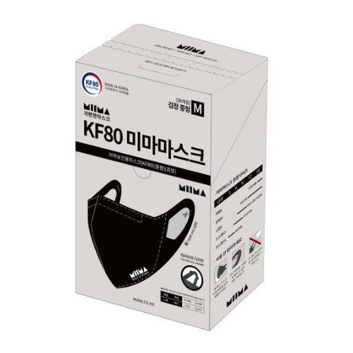 아세아도 미마 KF80 중형 블랙 (30매)_이미지