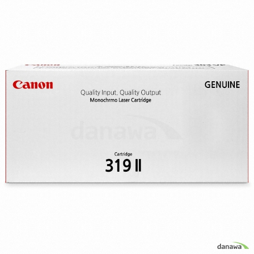 Canon 정품 CRG-319II BK 검정