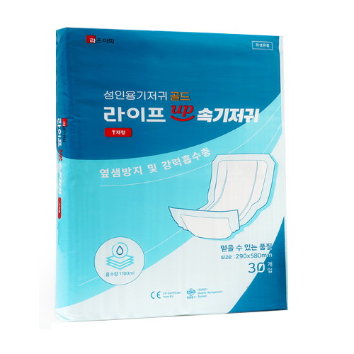 라온아띠 라이프업 골드 속기저귀 T자형 30개