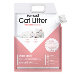 탐사 고양이 모래 일반입자 베이비파우더 8kg[3개]