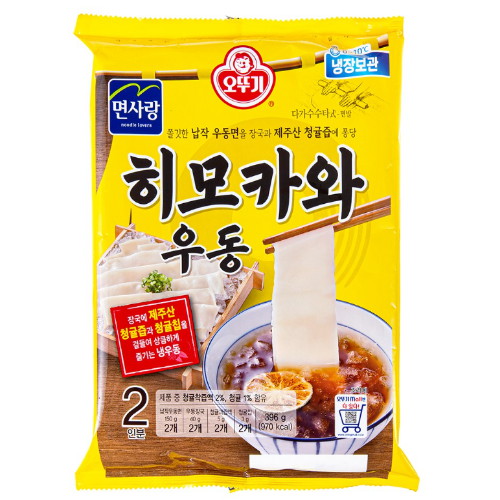 오뚜기 히모카와 우동 2인분 396g (2개)