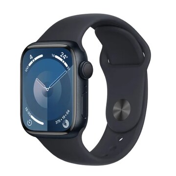 APPLE 워치 시리즈9 41mm 미드나이트 알루미늄 중고 (스포츠밴드, 해외구매)