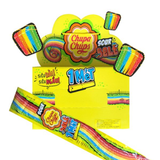 츄파춥스 사워벨트 젤리 1M 55g (36개)_이미지