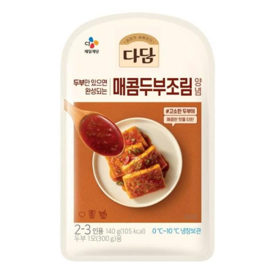 CJ제일제당 다담 매콤 두부조림양념 140g (1개)