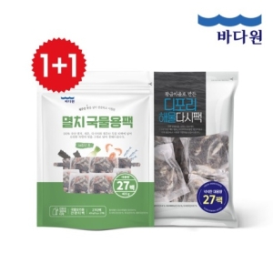 바다원 제주무 멸치 국물용팩 405g+디포리 해물다시팩 405g이미지입니다. 누르면 해당 게시물로 새창이동합니다.