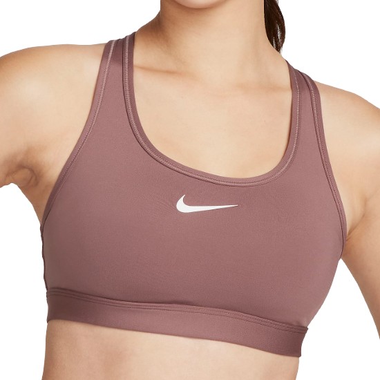 나이키 스우시 미디엄 서포트 패드 스포츠 브라 DX6822 (208, 스모키 모브)_이미지