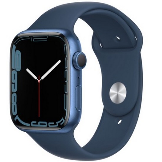 APPLE 워치 시리즈7 45mm 블루 알루미늄 (스포츠밴드)_이미지