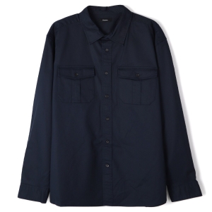  띠어리 Irving MltHanson Tw N0674501 XHX 포켓 패치 긴팔셔츠 M 95 전후 Free