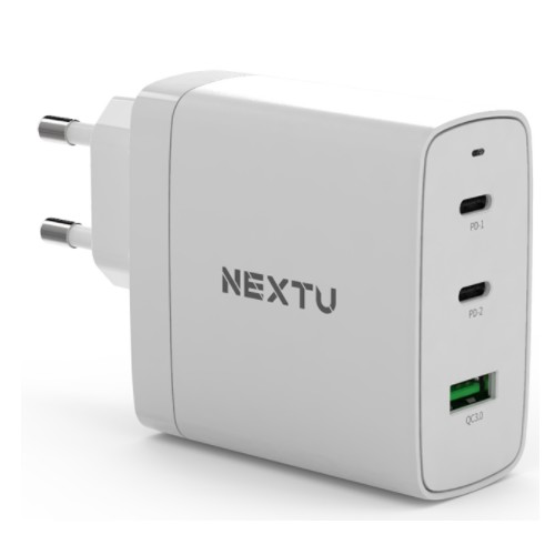 이지넷유비쿼터스 NEXTU PD PPS 100W 3포트 <b>충전기</b> NEXT-QC623GAN
