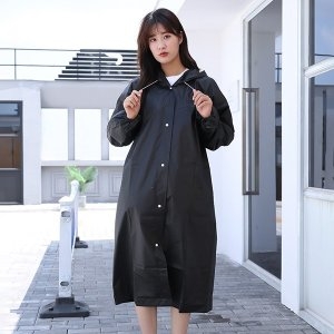 LKFNC 생활용품 다회성 EVA소재 캐주얼 레인코트 LIV015