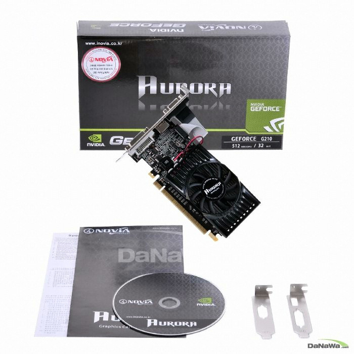 ���̳��� AURORA ������ G210 ���ζ� D3 512MB LP