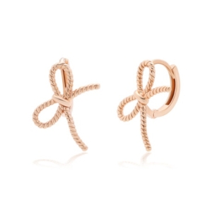 비앤비골드 14K 꼬임 로프 리본 원터치 링 귀걸이 PNE38252 트렌디 감성의 스마트한 쇼핑공간