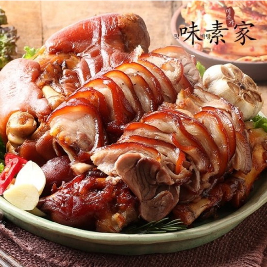 자연과농부 미소가 흑마늘 왕족발 1kg (1개)