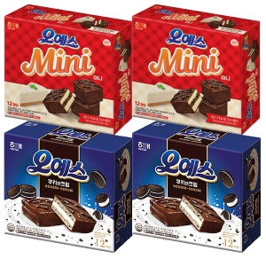 사무실 간식 파이 오예스 미니 2+오예스쿠키앤크림 2