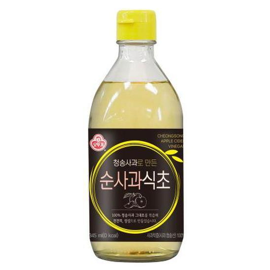 오뚜기 청송사과로만든 순사과식초 345ml (4개)_이미지