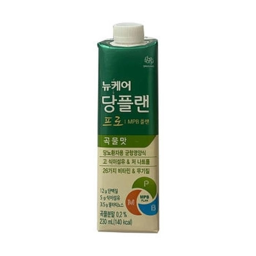 대상웰라이프 뉴케어 당플랜 프로 인절미맛 230ml (2개)