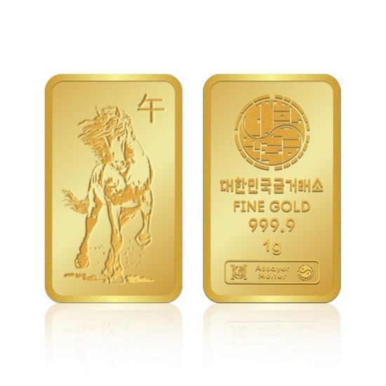 대한민국금거래소 적마 순금 골드바 1g