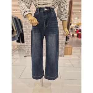 레코브 9부 스판 데님팬츠 LC31EXDP537X