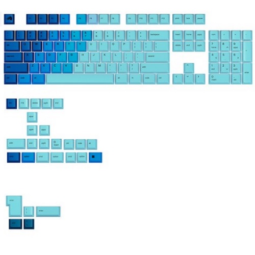 글로리어스 GPBT Gradient 키캡 세트 (Ocean)_이미지