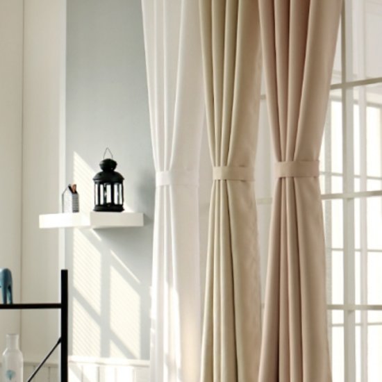 까르데코 피핀솔리드 작은창 암막커튼