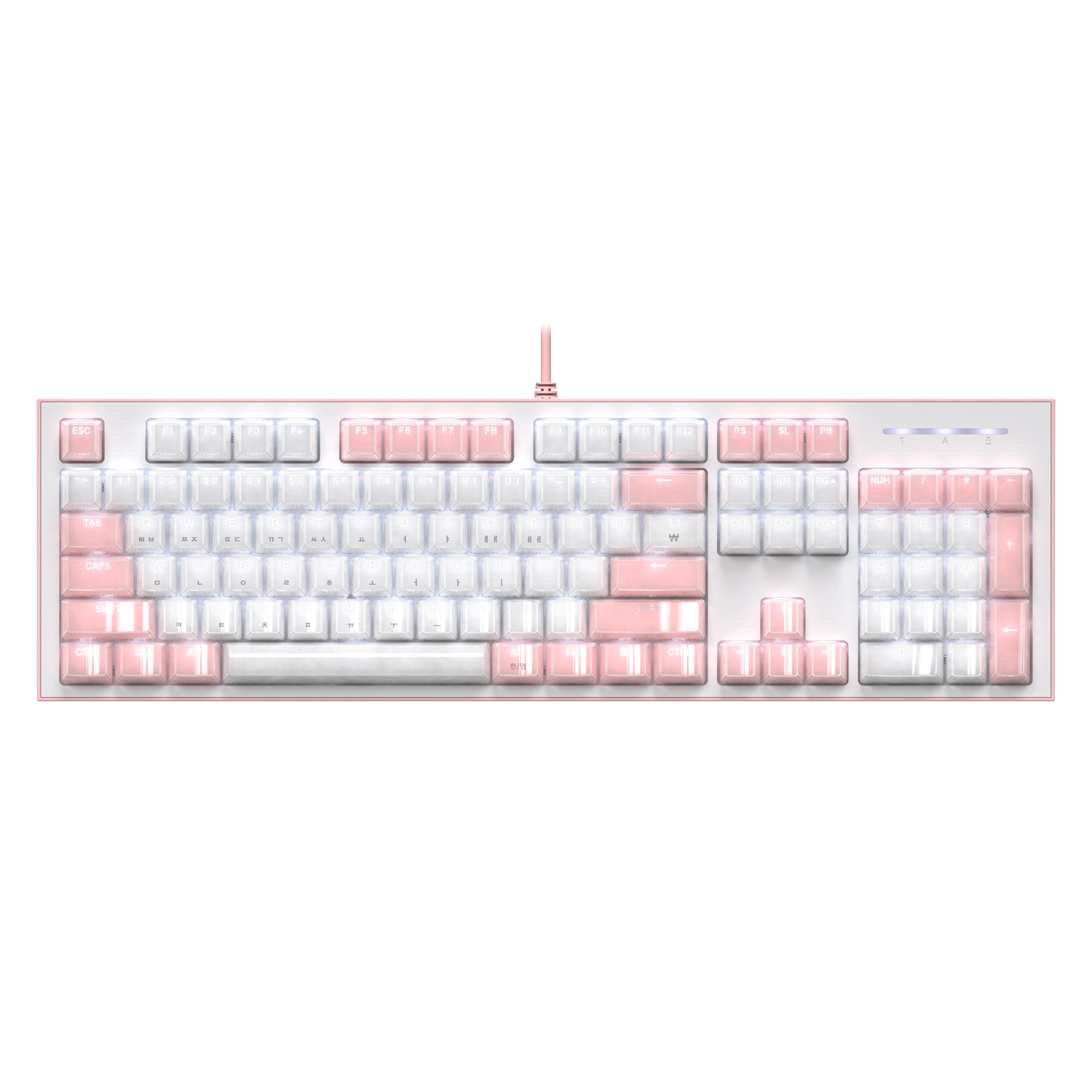 COX CK01V PINK WHITE 게이밍 광축 (적축)_이미지