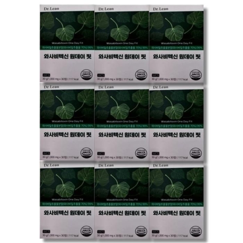 닥터린 와사비텍신 원데이 핏 30정 (9개)_이미지