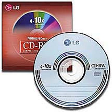LG전자 CD-RW 700MB 10x 쥬얼 (10장)_이미지